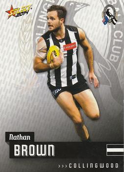 2014 Select AFL Champions #43 Nathan Brown Front
